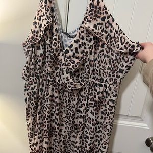 Leopard Romper NWT